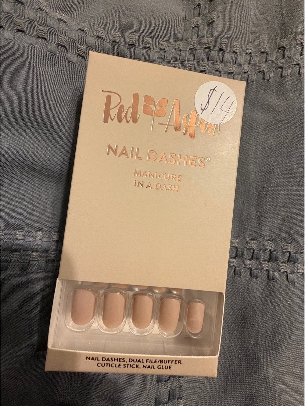 Red Aspen Nail Dashes Manicure in a Dash - Scout's Skipping Rocks
